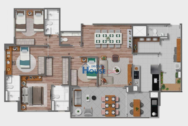 Imagem Apartamento com 4 Quartos à Venda, 133 m² em Vila Andrade - São Paulo Imagem Apartamento com 4 Quartos à Venda, 133 m² em Vila Andrade - São Paulo