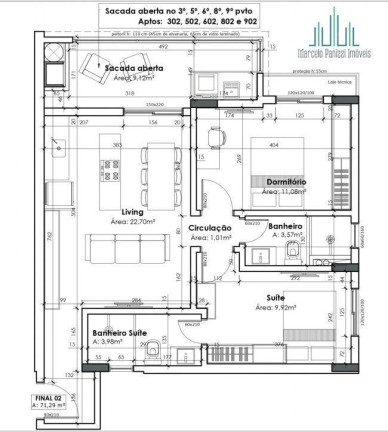 Imagem Apartamento com 2 Quartos à Venda, 71 m² em Borgo - Bento Gonçalves