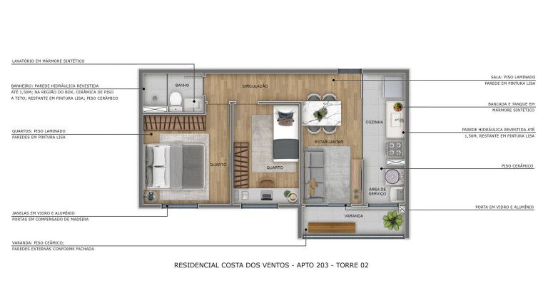 Imagem Apartamento com 2 Quartos à Venda, 41 m² em Fazenda São Quirino - Campinas