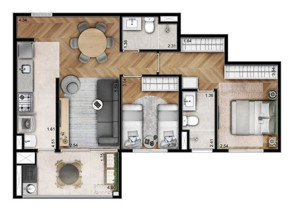 Imagem Apartamento com 3 Quartos à Venda, 117 m² em Freguesia Do ó - São Paulo Imagem Apartamento com 3 Quartos à Venda, 117 m² em Freguesia Do ó - São Paulo