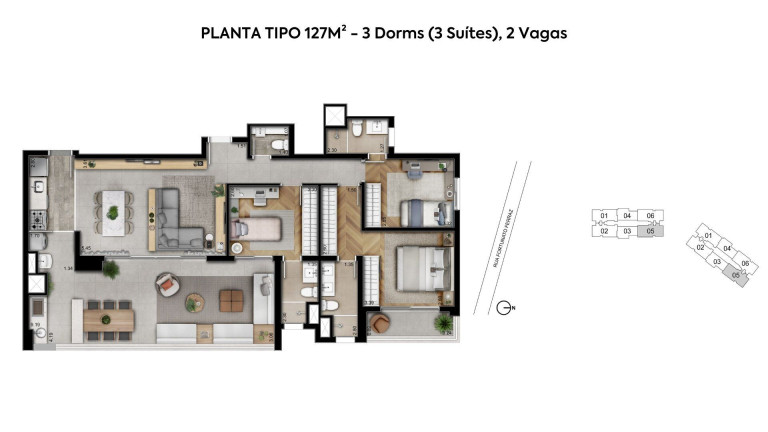 Imagem Apartamento com 3 Quartos à Venda, 127 m² em Lapa - São Paulo Imagem Apartamento com 3 Quartos à Venda, 127 m² em Lapa - São Paulo