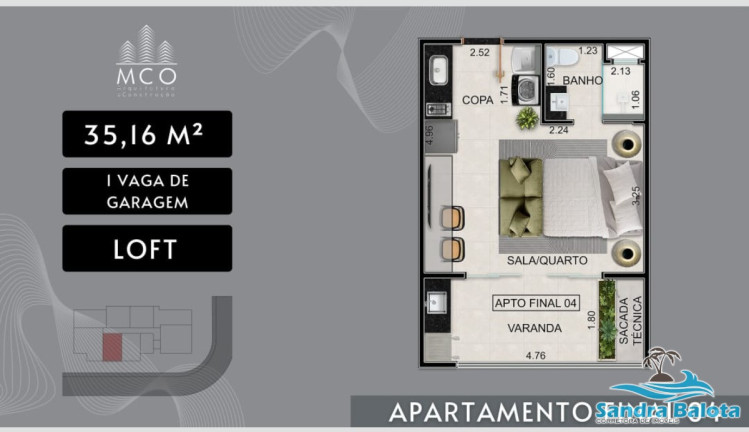 Imagem Apartamento com 1 Quarto à Venda, 35 m² em Silop - Ubatuba Imagem Apartamento com 1 Quarto à Venda, 35 m² em Silop - Ubatuba