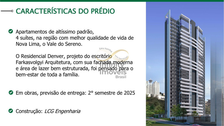 Imagem Apartamento com 4 Quartos à Venda, 200 m² em Vila Da Serra - Nova Lima