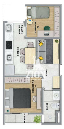 Imagem Apartamento com 2 Quartos à Venda, 36 m² em Vila Gustavo - São Paulo