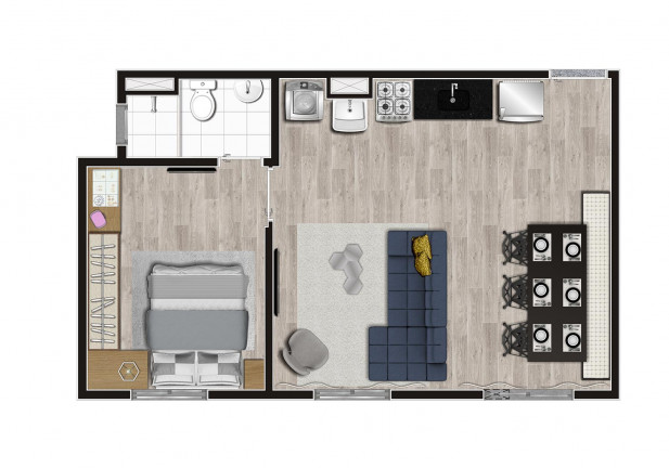 Imagem Apartamento com 2 Quartos à Venda, 40 m² em Sítio Da Figueira - São Paulo