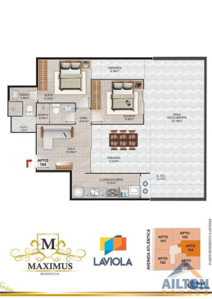 Imagem Apartamento com 2 Quartos à Venda, 69 m² em Praia Do Morro - Guarapari