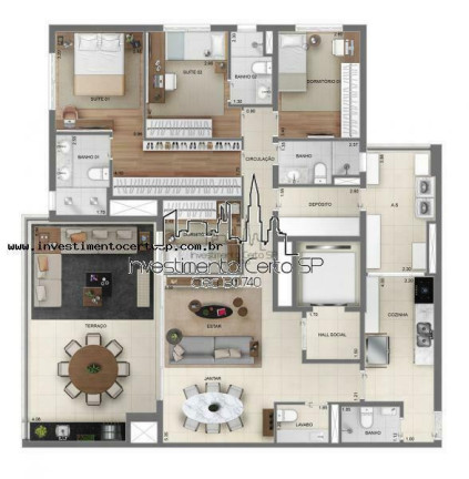 Imagem Apartamento com 4 Quartos à Venda, 159 m² em Mooca - São Paulo