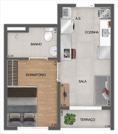 Imagem Apartamento com 1 Quarto à Venda, 27 m² em Saúde - São Paulo Imagem Apartamento com 1 Quarto à Venda, 27 m² em Saúde - São Paulo
