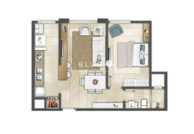 Imagem Apartamento com 1 Quarto à Venda, 40 m² em Engenho Velho - Torres Imagem Apartamento com 1 Quarto à Venda, 40 m² em Engenho Velho - Torres
