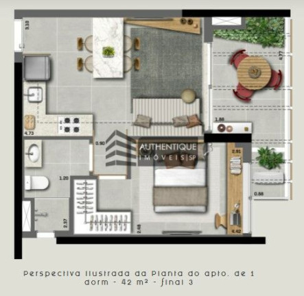 Imagem Apartamento com 1 Quarto à Venda, 41 m² em Pinheiros - São Paulo Imagem Apartamento com 1 Quarto à Venda, 41 m² em Pinheiros - São Paulo