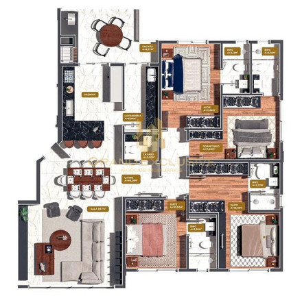 Imagem Apartamento com 4 Quartos à Venda, 146 m² em Pioneiros - Balneário Camboriú Imagem Apartamento com 4 Quartos à Venda, 146 m² em Pioneiros - Balneário Camboriú