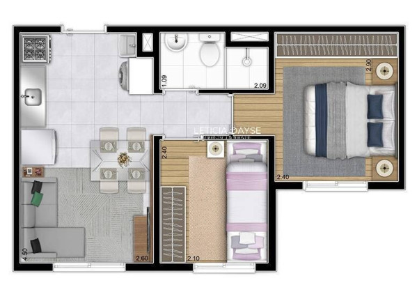 Imagem Apartamento com 2 Quartos à Venda, 32 m² em Vila Nova Curuçá - São Paulo