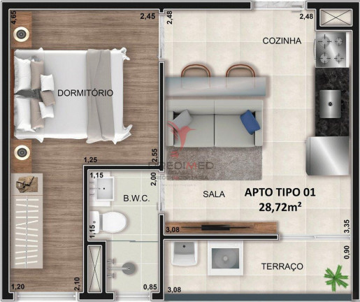 Imagem Apartamento com 1 Quarto à Venda, 25 m² em Vila Clementino - São Paulo Imagem Apartamento com 1 Quarto à Venda, 25 m² em Vila Clementino - São Paulo