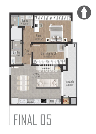 Apartamento com 2 Quartos à Venda, 86 m² em Centro - Garibaldi