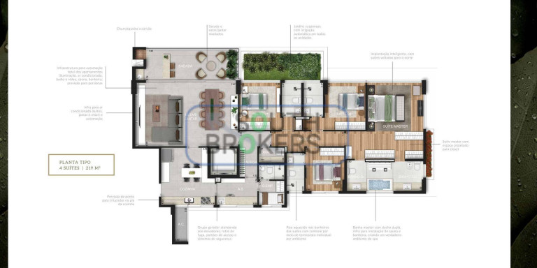 Imagem Apartamento com 3 Quartos à Venda, 219 m² em Juvevê - Curitiba Imagem Apartamento com 3 Quartos à Venda, 219 m² em Juvevê - Curitiba