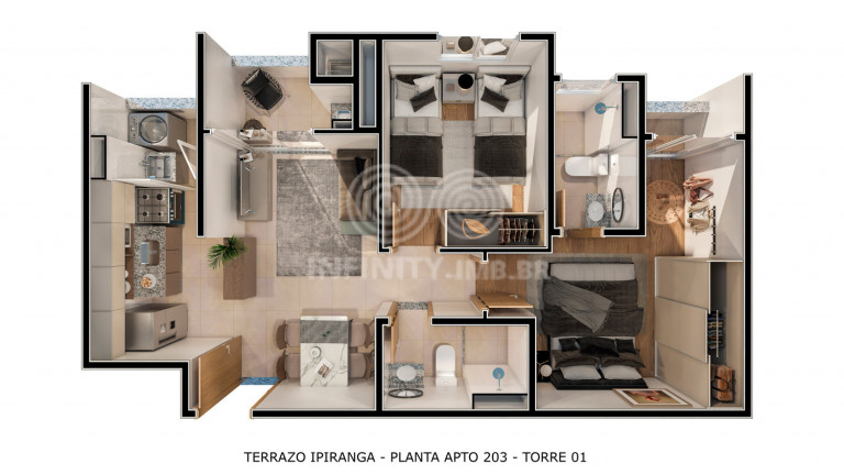 Imagem Apartamento com 2 Quartos à Venda, 52 m² em Ipiranga - São Paulo