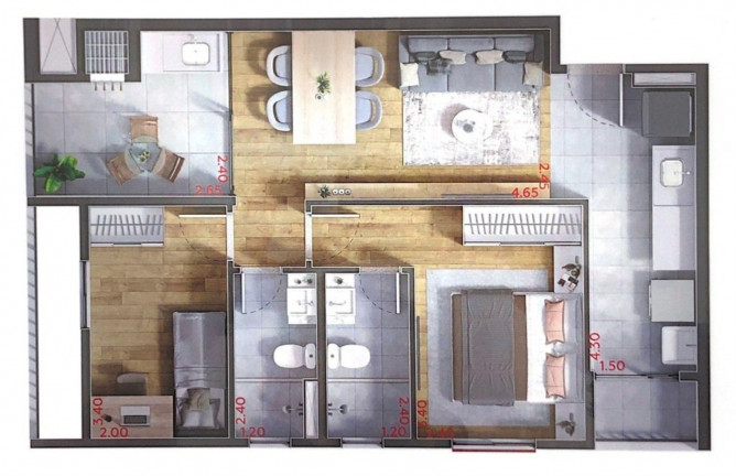 Imagem Imóvel com 2 Quartos à Venda, 66 m² em água Verde - Curitiba Imagem Imóvel com 2 Quartos à Venda, 66 m² em água Verde - Curitiba