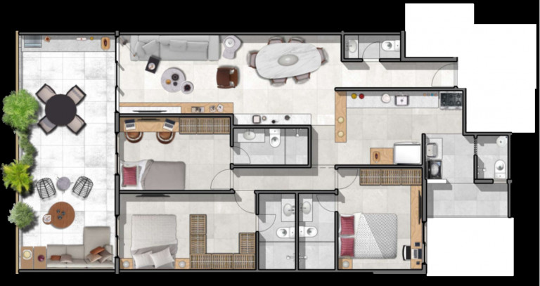 Imagem Cobertura com 1 Quarto à Venda, 17.480 m² em Barra Da Tijuca - Rio De Janeiro