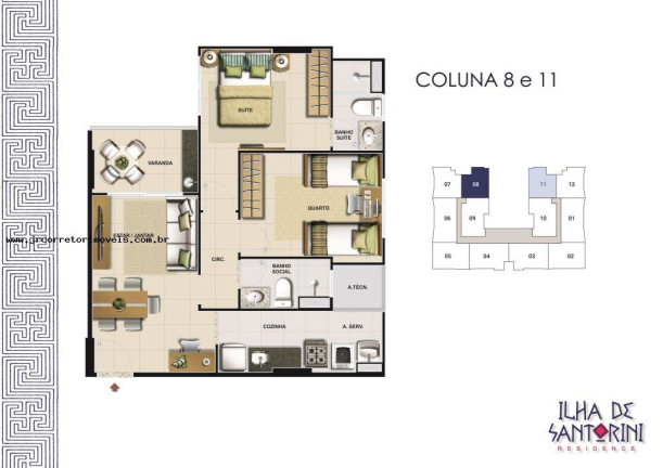Imagem Apartamento com 3 Quartos à Venda, 68 m² em Praia Itaparica - Vila Velha Imagem Apartamento com 3 Quartos à Venda, 68 m² em Praia Itaparica - Vila Velha