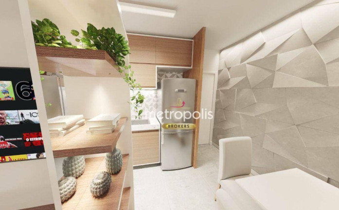 Imagem Apartamento com 2 Quartos à Venda, 44 m² em Jardim - Santo André