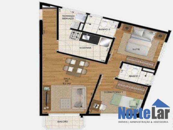 Imagem Apartamento com 2 Quartos à Venda, 57 m² em Parque Mandaqui - São Paulo