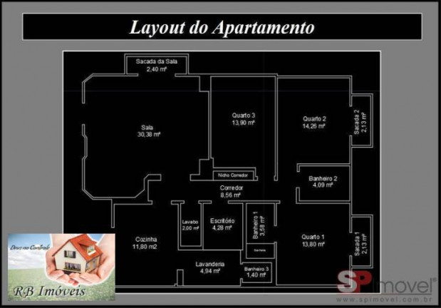 Imagem Apartamento com 4 Quartos à Venda, 122 m² em Vila Alzira - Santo André Imagem Apartamento com 4 Quartos à Venda, 122 m² em Vila Alzira - Santo André