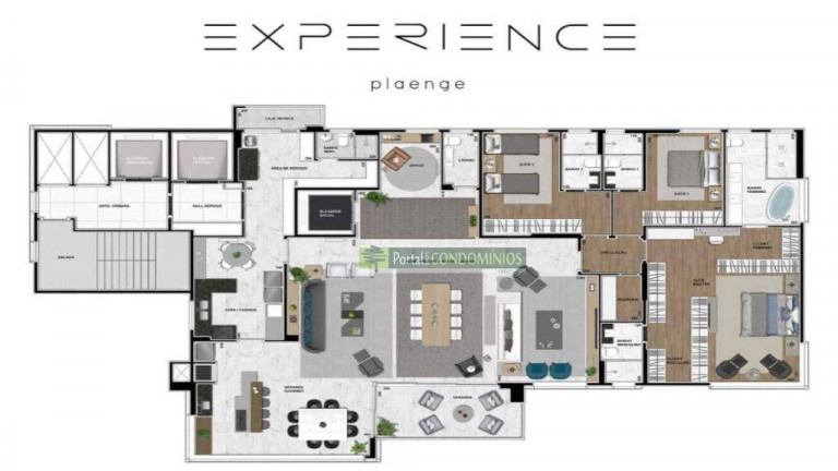 Imagem Apartamento com 4 Quartos à Venda, 320 m² em Ecoville - Curitiba Imagem Apartamento com 4 Quartos à Venda, 320 m² em Ecoville - Curitiba