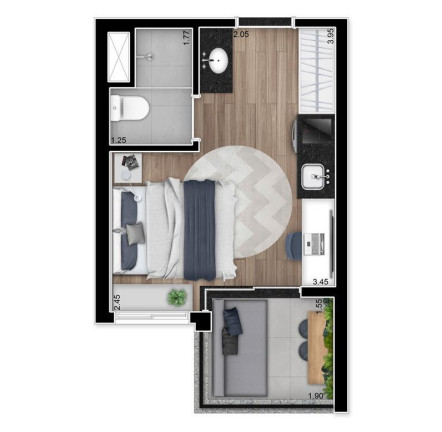 Imagem Cobertura com 1 Quarto à Venda, 74 m² em Vila Madalena - São Paulo Imagem Cobertura com 1 Quarto à Venda, 74 m² em Vila Madalena - São Paulo
