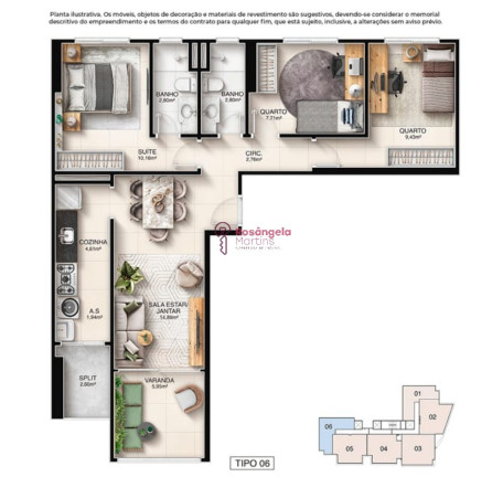Imagem Apartamento com 3 Quartos à Venda, 78 m² em Jockey De Itaparica - Vila Velha Imagem Apartamento com 3 Quartos à Venda, 78 m² em Jockey De Itaparica - Vila Velha