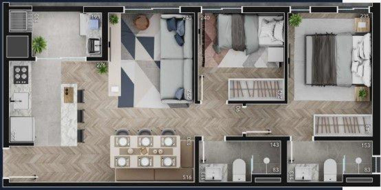 Imagem Apartamento à Venda,  em Abranches