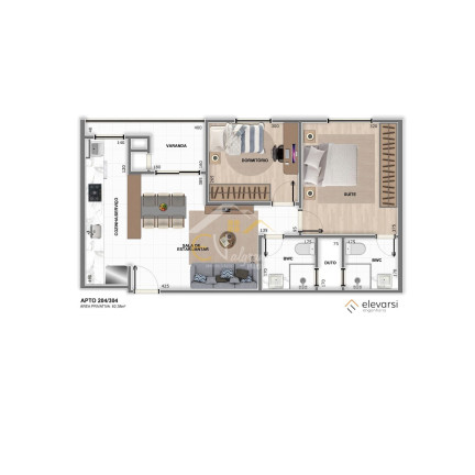 Imagem Apartamento com 2 Quartos à Venda, 62 m² em Centro - Pinhais Imagem Apartamento com 2 Quartos à Venda, 62 m² em Centro - Pinhais