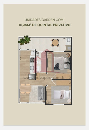 Imagem Apartamento com 2 Quartos à Venda, 40 m² em Estância Belém - Francisco Morato