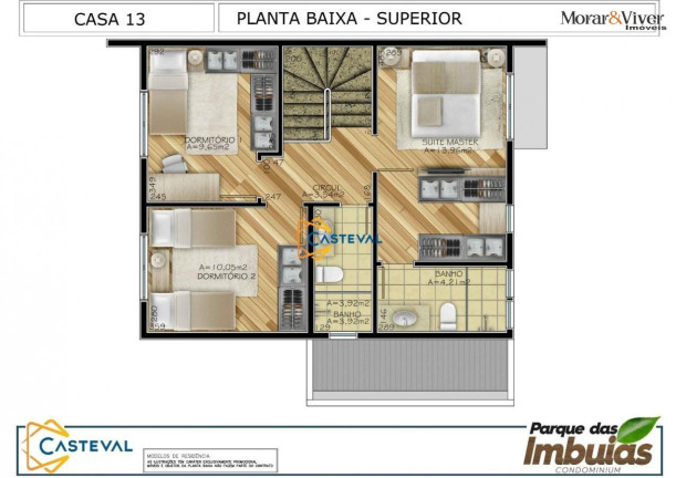 Imagem Casa com 3 Quartos à Venda, 117 m² em Campo Comprido - Curitiba