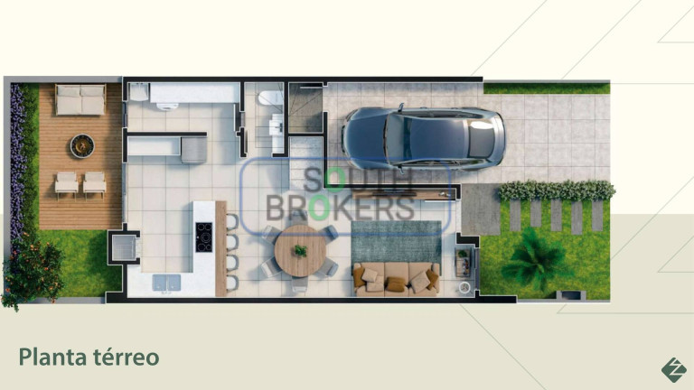 Imagem Sobrado com 3 Quartos à Venda, 112 m² em Atuba - Curitiba Imagem Sobrado com 3 Quartos à Venda, 112 m² em Atuba - Curitiba