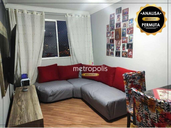 Apartamento com 2 Quartos à Venda, 45 m² em Taboão - São Bernardo Do Campo
