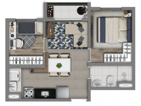 Imagem Apartamento com 2 Quartos à Venda, 33 m² em Socorro - São Paulo Imagem Apartamento com 2 Quartos à Venda, 33 m² em Socorro - São Paulo