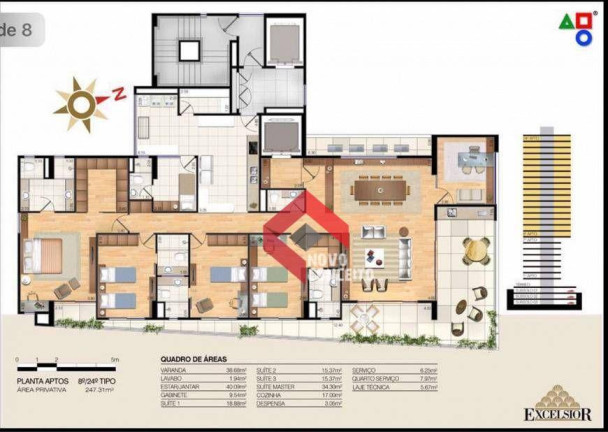 Imagem Apartamento com 4 Quartos à Venda, 247 m² em Meireles - Fortaleza Imagem Apartamento com 4 Quartos à Venda, 247 m² em Meireles - Fortaleza