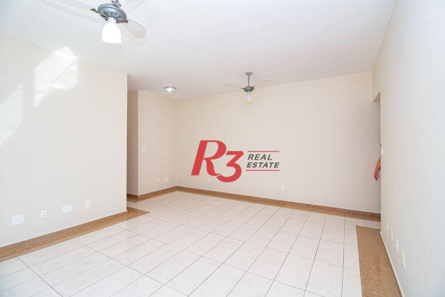 Imagem Apartamento com 3 Quartos para Alugar, 101 m² em Embaré - Santos