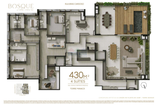 Imagem Apartamento com 3 Quartos à Venda, 194 m² em Vila Nova Conceição - São Paulo Imagem Apartamento com 3 Quartos à Venda, 194 m² em Vila Nova Conceição - São Paulo