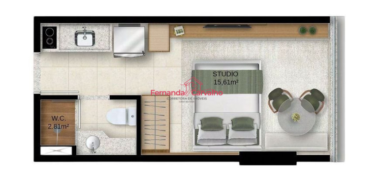 Imagem Apartamento com 1 Quarto à Venda, 18 m² em Ondina - Salvador Imagem Apartamento com 1 Quarto à Venda, 18 m² em Ondina - Salvador