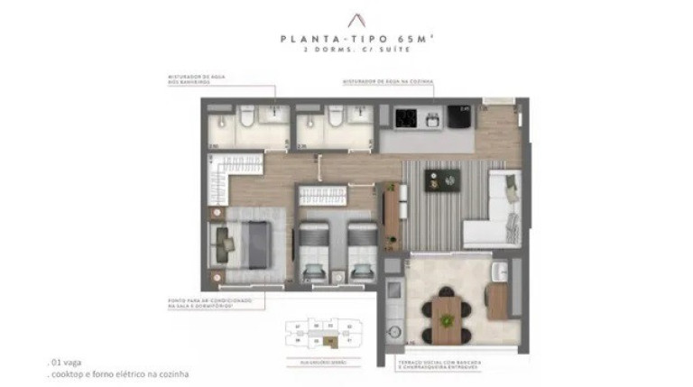 Imagem Imóvel com 2 Quartos à Venda, 65 m² em Vila Mariana - São Paulo