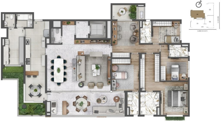 Imagem Apartamento com 4 Quartos à Venda, 281 m² em Moema - São Paulo