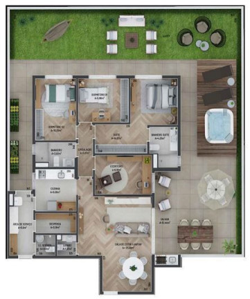 Imagem Apartamento com 4 Quartos à Venda, 126 m² em Vila Izabel - Curitiba Imagem Apartamento com 4 Quartos à Venda, 126 m² em Vila Izabel - Curitiba