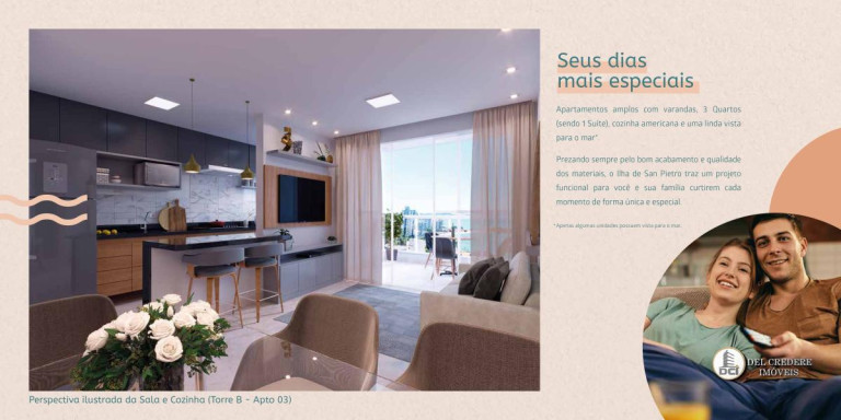 Apartamento com 3 Quartos à Venda, 94 m² em Ipiranga - Guarapari