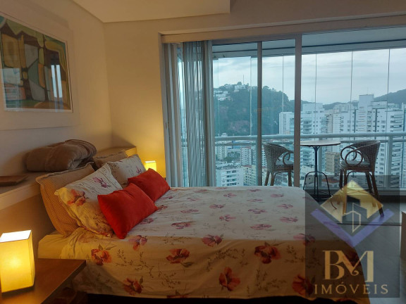 Imagem Apartamento com 1 Quarto para Alugar, 58 m² em Gonzaga - Santos
