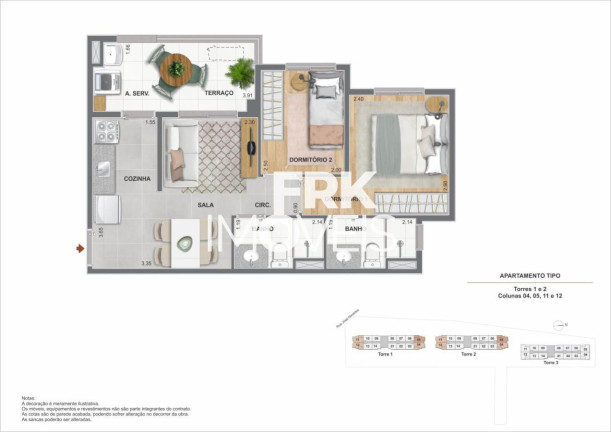 Imagem Apartamento com 2 Quartos à Venda, 34 m² em Santo Amaro - São Paulo Imagem Apartamento com 2 Quartos à Venda, 34 m² em Santo Amaro - São Paulo
