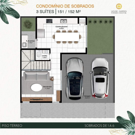 Imagem Casa de Condomínio com 3 Quartos à Venda, 118 m² em Jardim Atlantico - Goiania