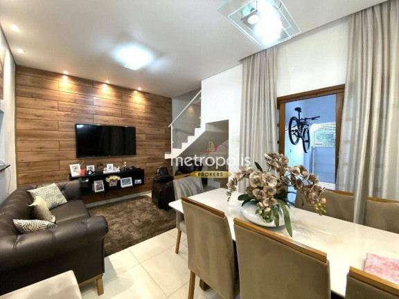 Imagem Sobrado com 3 Quartos à Venda, 93 m² em Nova Gerti - São Caetano Do Sul