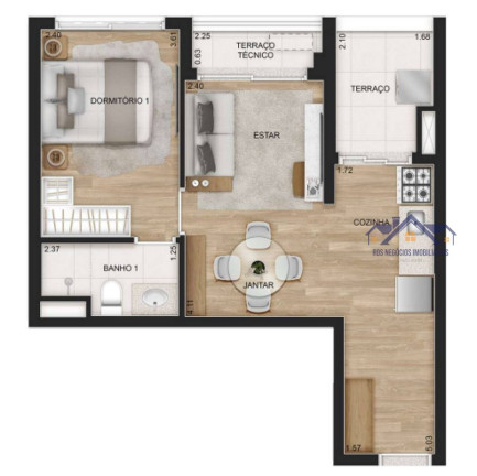 Imagem Apartamento com 1 Quarto à Venda, 43 m² em Tatuapé - São Paulo Imagem Apartamento com 1 Quarto à Venda, 43 m² em Tatuapé - São Paulo