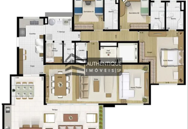 Imagem Apartamento com 4 Quartos à Venda, 170 m² em Ipiranga - São Paulo Imagem Apartamento com 4 Quartos à Venda, 170 m² em Ipiranga - São Paulo